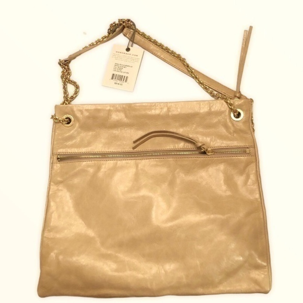 Hobo leather hippie messenger bag convertible NWT